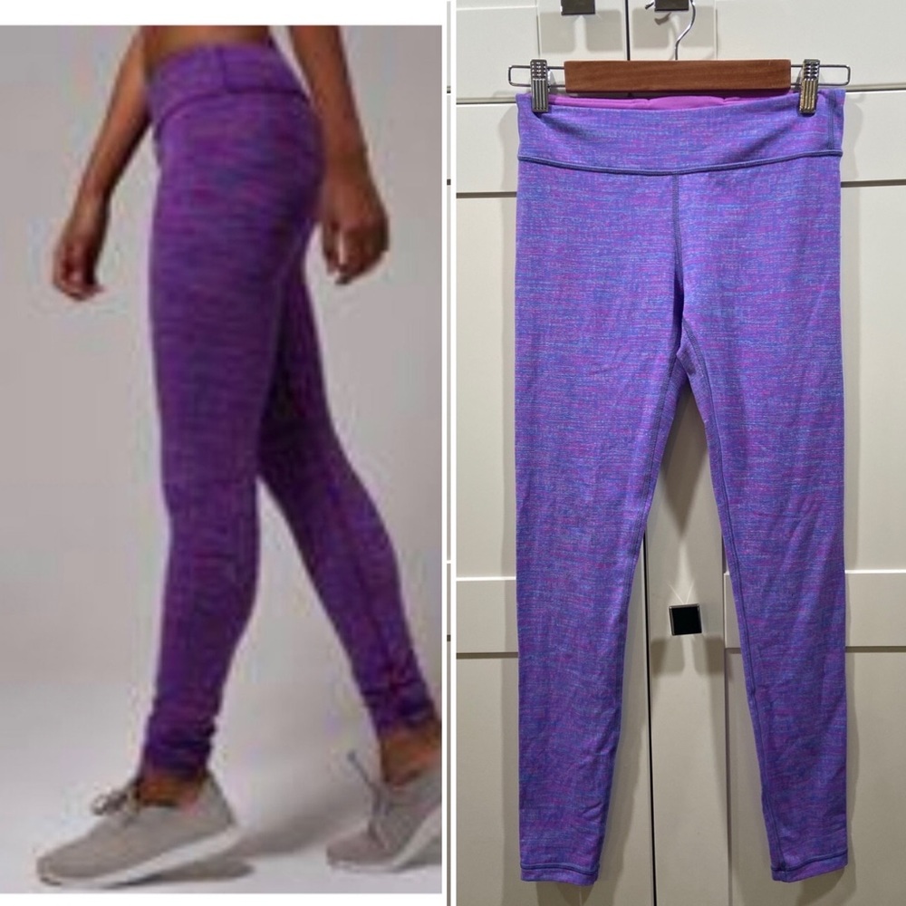 Lululemon Ivivva Rhythmic Space Dye Leggings size 14-Girls